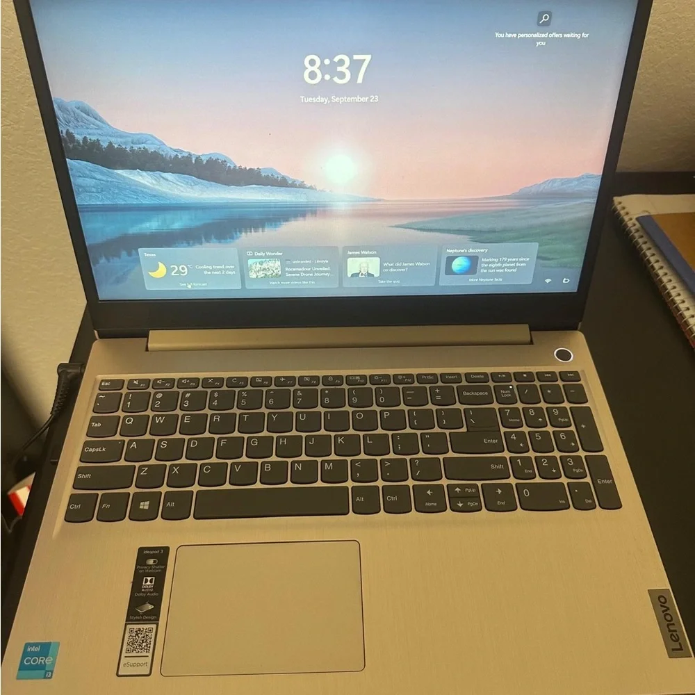 Lenovo IdeaPad /15,6 Inches /Lenovo Gray Laptop with Intel Core 1 TB /